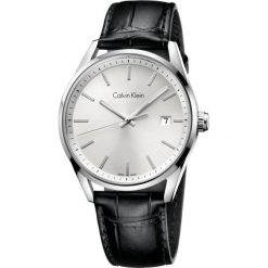 PROMOCJA ZEGAREK CALVIN KLEIN FORMALITY K4M211C6. Szare zegarki męskie Calvin Klein, bez wzorów, szklane. W wyprzedaży za 769.00 zł.