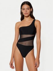 Ysabel Mora Strój kąpielowy 83281 Czarny. Czarne stroje kąpielowe damskie ysabel mora, l, bez wzorów, z syntetyku. Za 339.99 zł.