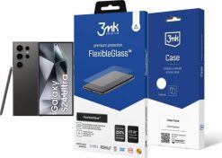 Smartfon Samsung Galaxy S24 Ultra 5G 12/256GB Czarny (SM-S928BFZK) + FlexibleGlass + Etui Clear Case. Czarne smartfony SAMSUNG. Za 4,330.00 zł.