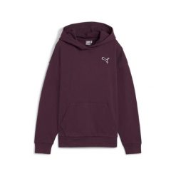 Bluza damska z kapturem Puma Better Essentials. Fioletowe bluzy damskie Puma, s, bez wzorów, z bawełny, bez ramiączek, z kapturem. Za 240.00 zł.