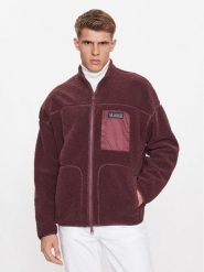 Armani Exchange Polar 6RZMJD ZJDLZ 14AU Bordowy Regular Fit. Czerwone bluzy sportowe męskie Armani Exchange, m, bez wzorów, z polaru, bez kaptura. Za 479.99 zł.