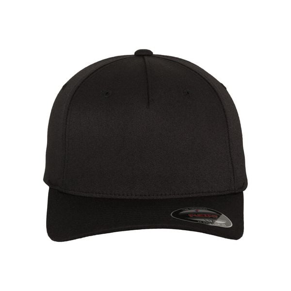 Czapka Flexfit 5 panel. Czarne czapki damskie FLEXFIT, bez wzorów. Za 67.65 zł.
