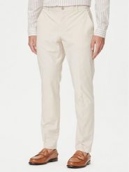 Guess Spodnie materiałowe M4YB01 WG9Z2 Écru Regular Fit. Spodnie materiałowe męskie Guess, z aplikacjami, z bawełny. Za 349.99 zł.