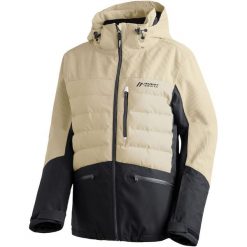 Damska kurtka narciarska Maier Sports Whiteglam. Białe kurtki sportowe damskie Maier Sports, na zimę, m, bez wzorów, z materiału, bez ramiączek, bez kaptura, narciarskie. Za 1,486.65 zł.