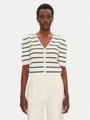 Morgan Sweter 251-MFOLK Écru Regular Fit. Swetry nierozpinane damskie Morgan, xl, bez wzorów, z syntetyku, bez kołnierzyka, bez ramiączek. Za 139.99 zł.