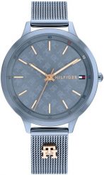ZEGAREK DAMSKI TOMMY HILFIGER 1782589 - Iris (zf607b) + BOX. Niebieskie zegarki damskie Tommy Hilfiger. Za 741.32 zł.