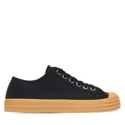 Trampki Novesta. Czarne trampki i tenisówki damskie Novesta, bez wzorów, bez zapięcia. Za 189.99 zł.