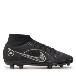 Buty do piłki nożnej Nike. Czarne buty sportowe męskie Nike, bez wzorów, bez zapięcia. Za 299.99 zł.