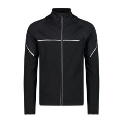 Kurtka turystyczna z odpinanymi rękawami CMP. Czarne kurtki sportowe męskie CMP, m, bez wzorów, z softshellu, bez kaptura. W wyprzedaży za 310.00 zł.