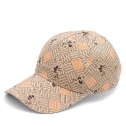 Czapka z daszkiem Disney 100. Brązowe czapki damskie Disney 100, bez wzorów. Za 49.99 zł.