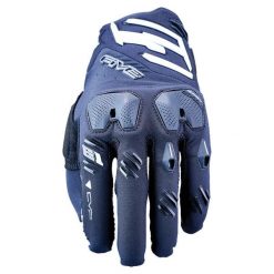 Rękawiczki E1 - CZARNO-BIAŁE (czarno-białe) - S/8. Białe rękawiczki męskie FIVE GLOVES, bez wzorów. Za 269.00 zł.