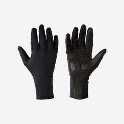 Second Life - Rękawiczki rowerowe Van Rysel EDR jesienne. Czarne rękawiczki męskie VAN RYSEL, na jesień, bez wzorów, z materiału. Za 62.98 zł.