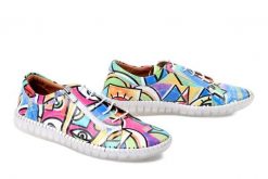 MANITU 850118-00 bunt, półbuty damskie. Półbuty damskie Manitu, na lato, bez wzorów, ze skóry, bez obcasa, bez zapięcia. Za 254.92 zł.