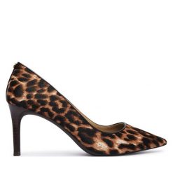 Szpilki MICHAEL Michael Kors. Brązowe szpilki damskie MICHAEL Michael Kors, bez wzorów, bez obcasa, na szpilce, bez zapięcia. Za 679.99 zł.