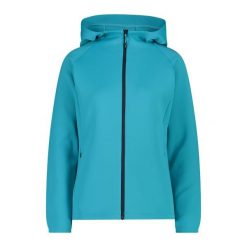 Bluza damska turystyczna CMP 32C8386. Niebieskie bluzy damskie CMP, m, bez wzorów, sportowe, bez ramiączek, bez kaptura. W wyprzedaży za 209.99 zł.