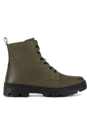 Lasocki Botki WI23-PUSZAN-25 Khaki. Brązowe botki damskie Lasocki, bez wzorów, ze skóry, bez obcasa, na płaskiej podeszwie, bez zapięcia. Za 249.99 zł.