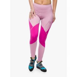 Legginsy wspinaczkowe dmaskie La Sportiva Mynth Leggings. Czerwone bielizna sportowa damska La Sportiva, bez wzorów. Za 350.99 zł.