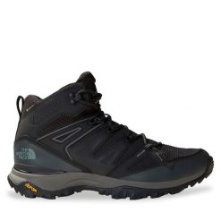 Trekkingi The North Face. Czarne botki męskie The North Face, bez wzorów, z gore-texu, sportowe, bez obcasa, bez zapięcia. Za 489.99 zł.