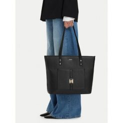 Torebka JENNY. Czarne shopperki damskie Jenny, bez wzorów, bez dodatków. Za 139.99 zł.