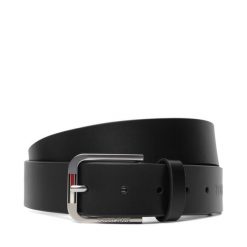 Pasek Męski Tommy Jeans. Czarne paski męskie Tommy Jeans, z jeansu. Za 209.99 zł.