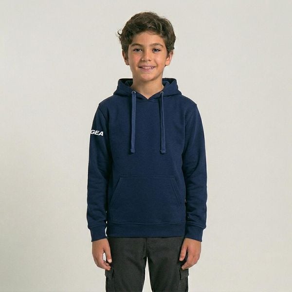 Junior Bluza Spalato z kapturem Niebieska. Niebieskie bluzy damskie Legea, xs, bez wzorów, z bawełny, sportowe, bez ramiączek, bez kaptura. Za 161.90 zł.