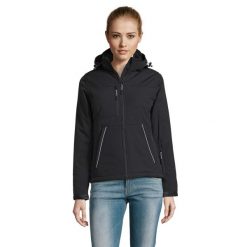 Kurtka Damska Rock Padded Soft Shell. Brązowe kurtki sportowe damskie SOL'S, xl, bez wzorów, bez ramiączek, bez kaptura, trekkingowe. Za 577.99 zł.