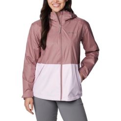 Płaszcz przeciwdeszczowy damski Columbia Inner Limits III. Czerwone płaszcze damskie Columbia, m, bez wzorów, sportowe, bez kołnierzyka, bez kaptura. Za 489.00 zł.
