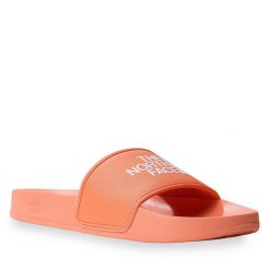 Klapki The North Face. Pomarańczowe klapki damskie The North Face, bez wzorów, sportowe, bez obcasa, bez zapięcia. Za 169.99 zł.