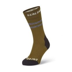 Wodoodporne skarpety Sealskinz Runton. Czarne skarpety męskie SEALSKINZ, bez wzorów, z elastanu. Za 348.00 zł.