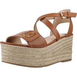 Sandały LIU-JO BALI 01 Brązowy. Brązowe sandały damskie Liu Jo, bez wzorów, ze skóry, bez obcasa, bez zapięcia. Za 490.99 zł.