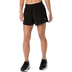 Sandały 4 cale dla kobiet Asics Core. Czarne sandały damskie Asics, bez wzorów, z materiału, bez obcasa, bez zapięcia. Za 148.50 zł.