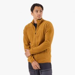 Bluza polarowa Turystyka Męska Swedemount Tromsö Fleece. Brązowe bluzy sportowe męskie SWEDEMOUNT, na zimę, m, bez wzorów, z polaru, bez kaptura, narciarskie. Za 169.99 zł.