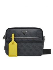 Guess Saszetka HMMILO P5422 Szary. Szare saszetki i nerki męskie Guess, z aplikacjami, ze skóry. Za 289.99 zł.