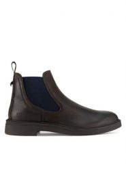 MEXX Sztyblety BOSS-01 MI08 Brązowy. Brązowe botki męskie Mexx, bez wzorów, ze skóry, bez obcasa, bez zapięcia. Za 349.99 zł.