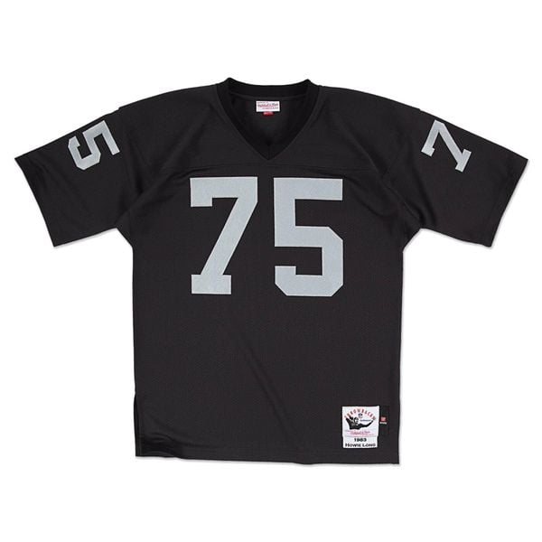 Koszulka Nfl Los Angeles Raiders Howie Long. Czarne bluzki damskie Mitchell & Ness, bez wzorów, sportowe, bez kołnierzyka, bez ramiączek. Za 1,169.00 zł.