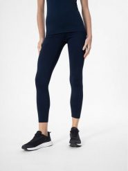 4F Legginsy 4FSS23TFTIF077 Granatowy Slim Fit. Niebieskie legginsy damskie 4F, bez wzorów, z syntetyku. Za 89.99 zł.