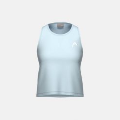 MOVE Damski Top Bez Rękawów. Niebieskie topy damskie Head, bez wzorów, sportowe, bez kołnierzyka, bez ramiączek. Za 210.00 zł.