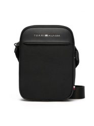 Tommy Hilfiger Saszetka Th Foundation Mini Reporter AM0AM13624 Czarny. Czarne saszetki i nerki męskie Tommy Hilfiger, ze skóry. Za 299.99 zł.