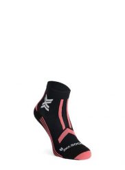 Skarpety do biegania damskie X-Socks Trail Run Discover Ankle. Czarne skarpetki damskie X-Socks, bez wzorów, z materiału. Za 81.39 zł.