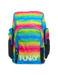 Plecak sportowy FUNKY Space Case Melting Mayhem. Czerwone plecaki męskie Funkita, bez wzorów, z tkaniny, biznesowe. Za 199.00 zł.