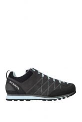 Buty trekkingowe niskie damskie Crux. Czarne obuwie trekkingowe damskie Scarpa, z gumy, bez zapięcia. Za 525.79 zł.