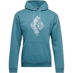 Bluza z kapturem Black Diamond Engineered. Niebieskie bluzy męskie Black Diamond, bez wzorów, sportowe, bez ramiączek, z kapturem. Za 358.35 zł.