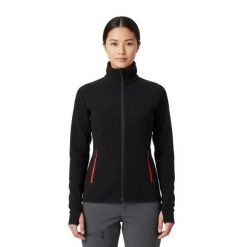 Damska kurtka Merino Ultra 300. Czarne kurtki sportowe damskie FJORK MERINO, na zimę, s, bez wzorów, z materiału, bez ramiączek, z kapturem, na fitness i siłownię. Za 999.00 zł.