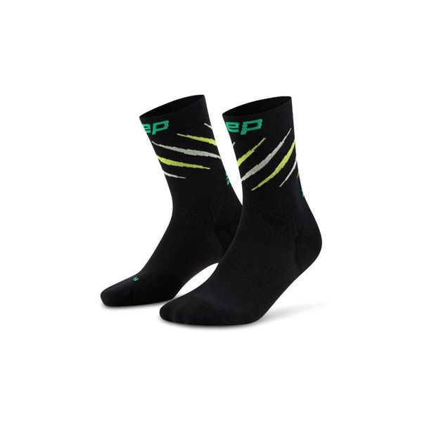 Skarpetki damskie sportowe Skarpetki kompresyjne biegania Claws CEP. Czarne skarpetki damskie CEP, bez wzorów, ze skóry. Za 74.00 zł.
