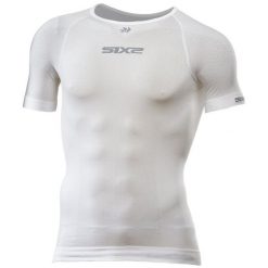Letni podkoszulek rowerowy TS1L BT. Czarne bielizna sportowa damska SIXS, l, bez wzorów, ze skóry. Za 292.50 zł.