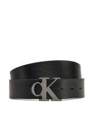 Calvin Klein Jeans Pasek Męski Monogram Plaque 35mm Rev/Adj LV04G7002G Czarny. Czarne paski męskie Calvin Klein Jeans, z jeansu. Za 199.99 zł.