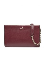 Furla Torebka Camelia WE00528 ARE000 26700 Bordowy. Czerwone torebki do ręki damskie Furla, bez wzorów, ze skóry, bez dodatków. Za 719.99 zł.