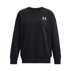 Bluza damska Under Armour Essential Flc OS Crew. Białe bluzy damskie Under Armour, s, bez wzorów, sportowe, bez ramiączek, bez kaptura. Za 267.90 zł.