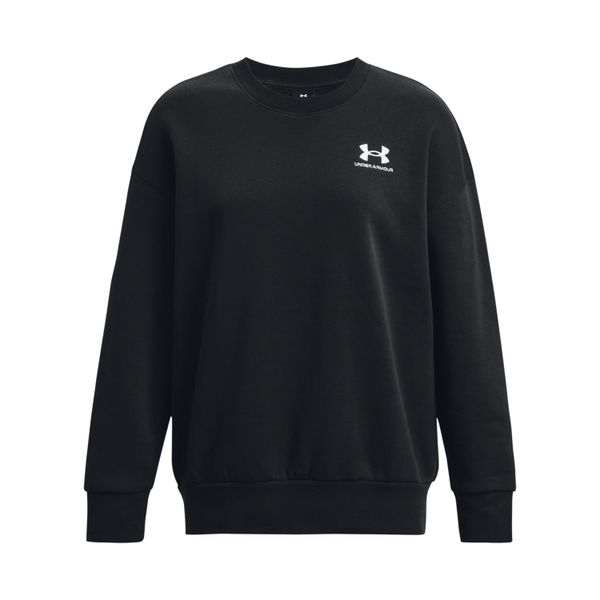 Bluza damska Under Armour Essential Flc OS Crew. Białe bluzy damskie Under Armour, xl, bez wzorów, z materiału, bez ramiączek, bez kaptura. Za 241.10 zł.