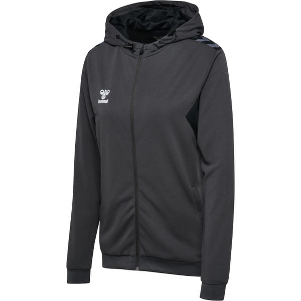 Damska bluza dresowa Hummel. Czarne bluzy damskie Hummel, xs, bez wzorów, z dresówki, bez ramiączek, bez kaptura. Za 213.00 zł.